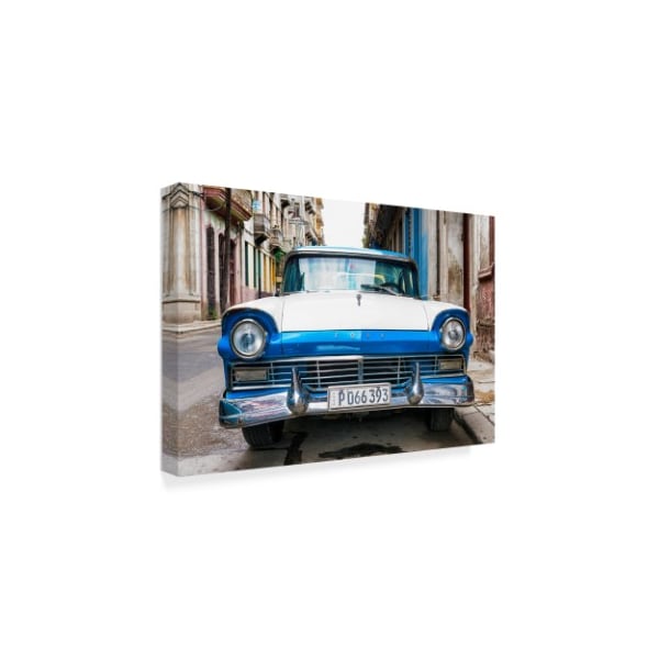 Philippe Hugonnard 'Old Ford Blue Car 1' Canvas Art,30x47